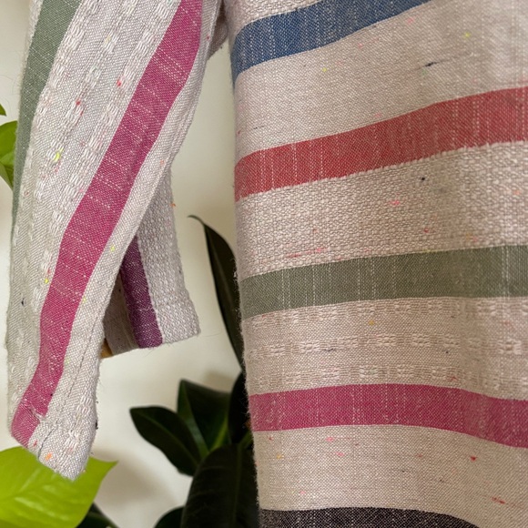 Ace & Jig Multicolor Striped Button-Shoulder Blouse - Picture 7 of 7